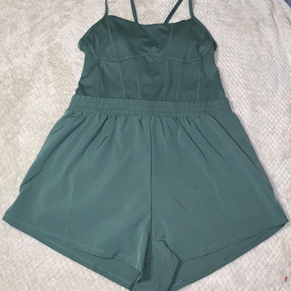 Victoria-s-secret Women's Green Playsuit-romper